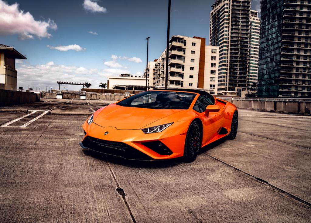 2022 LAMBORGHINI HURACAN ORANGE CONVERTIBLE 2022