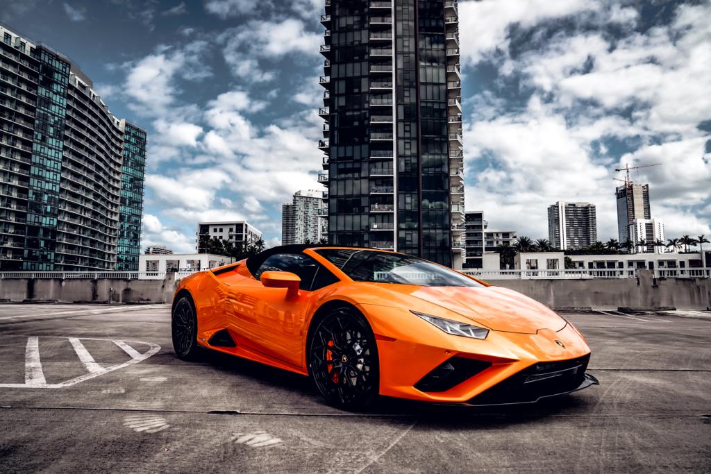 2022 LAMBORGHINI HURACAN ORANGE CONVERTIBLE 2022