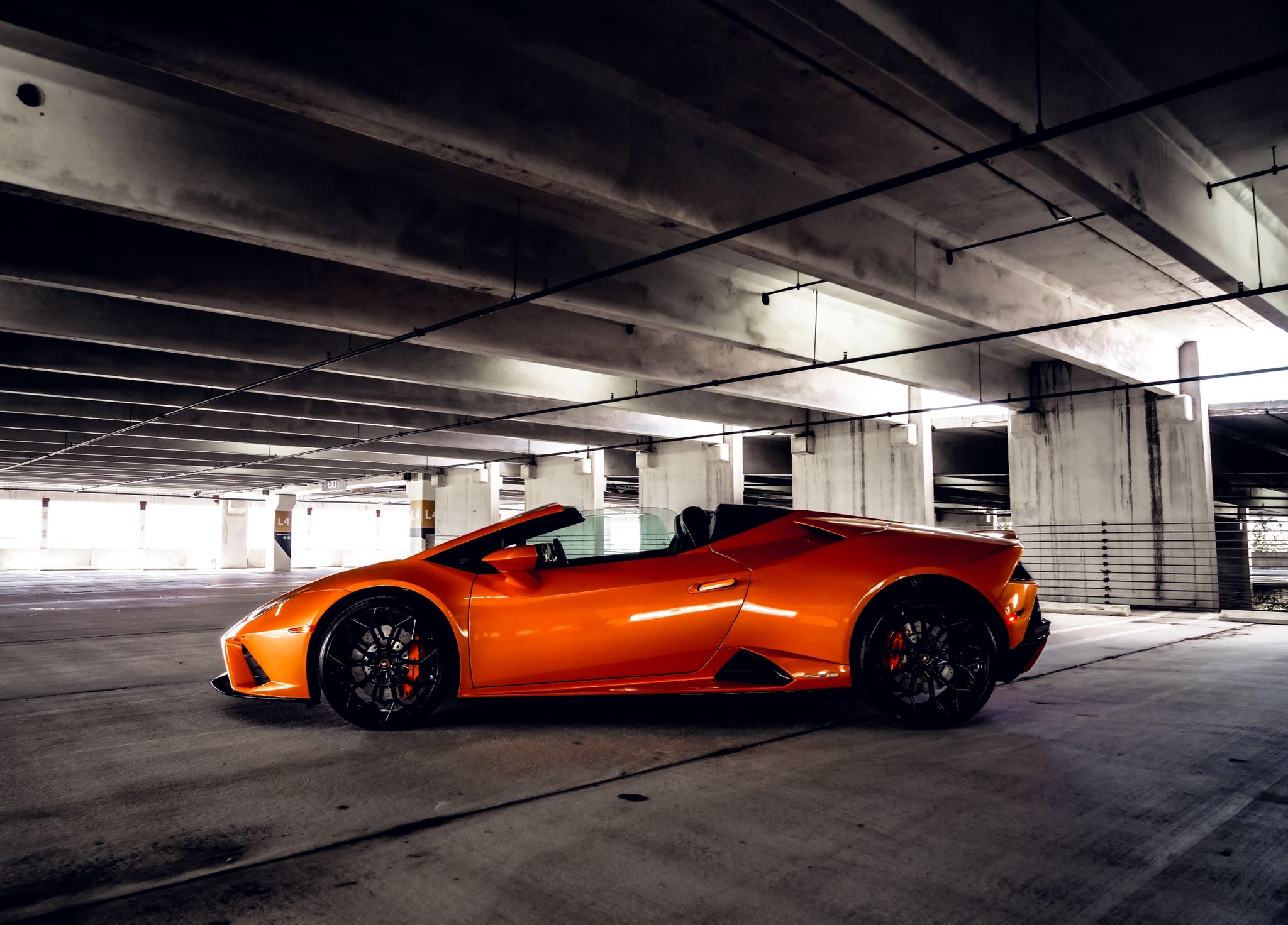 2022 LAMBORGHINI HURACAN ORANGE CONVERTIBLE 2022