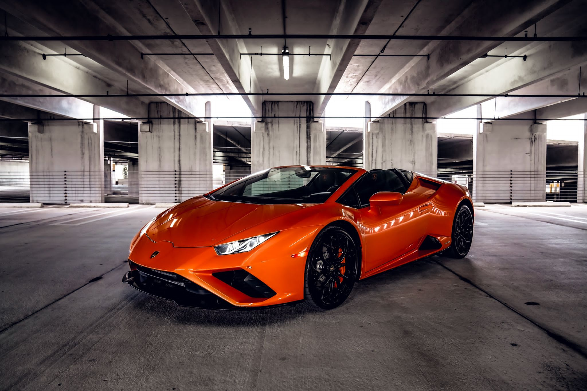 2022 LAMBORGHINI HURACAN ORANGE CONVERTIBLE 2022