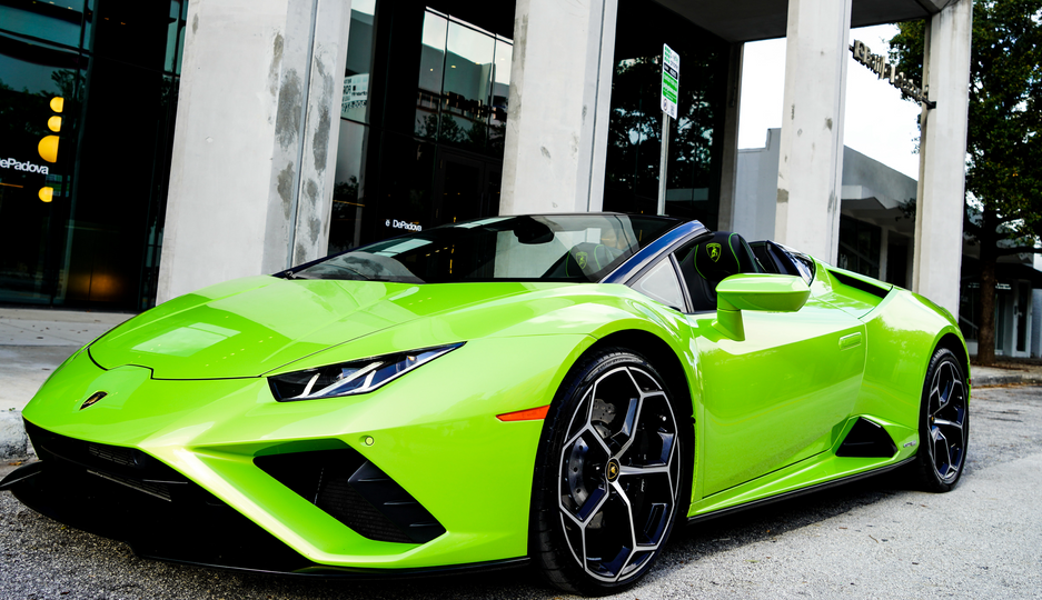 LAMBORGHINI HURACAN EVO SPYDER - GREEN 2022