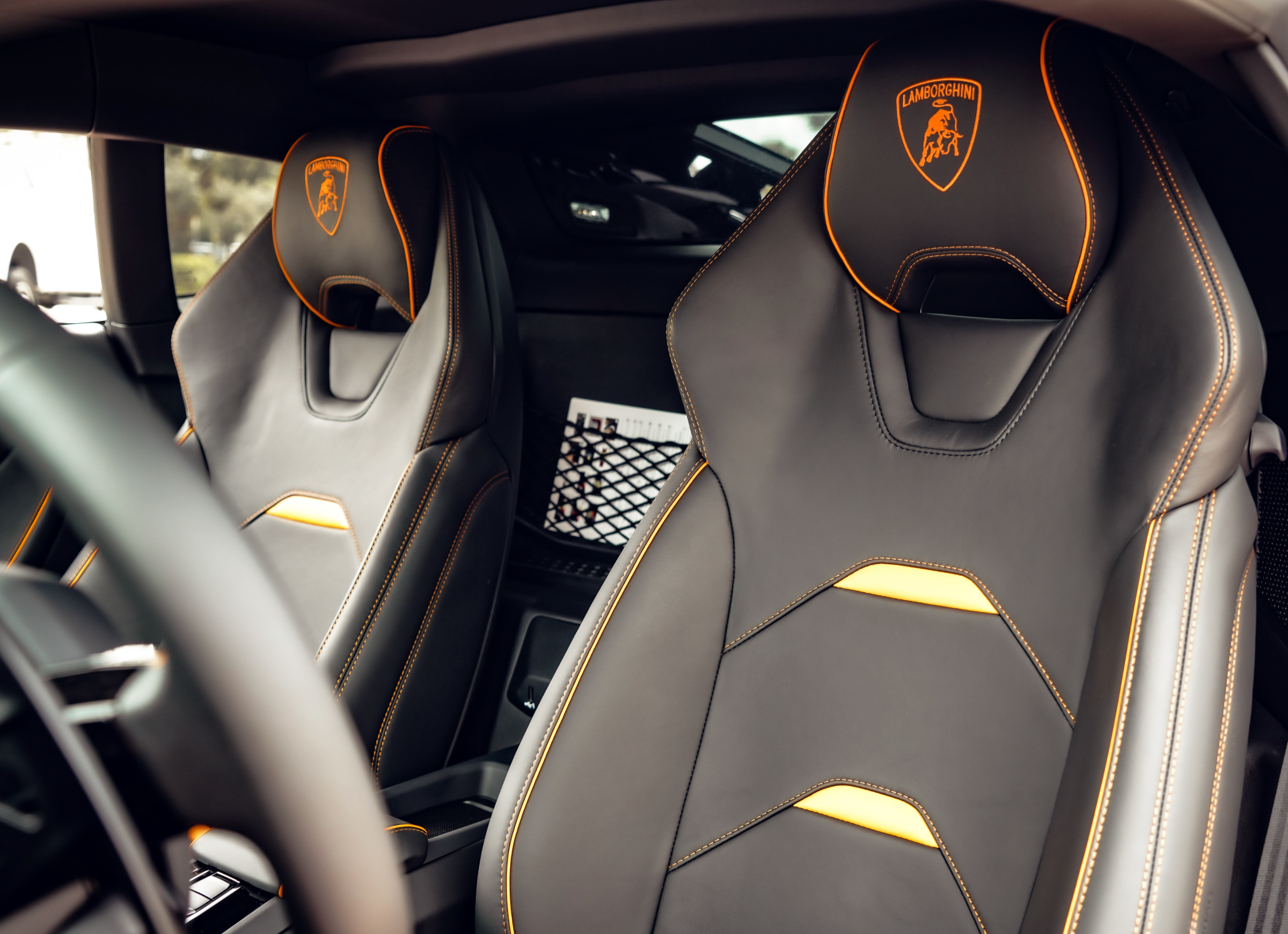 2022 Lamborghini Huracan Evo for Rent—Orange