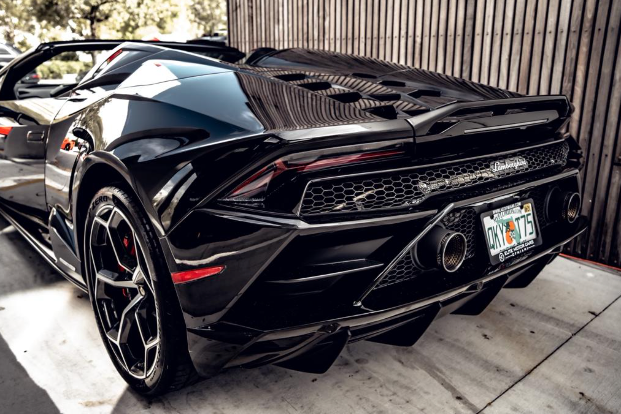 LAMBORGHINI HURACAN EVO SPYDER BLACK 2022