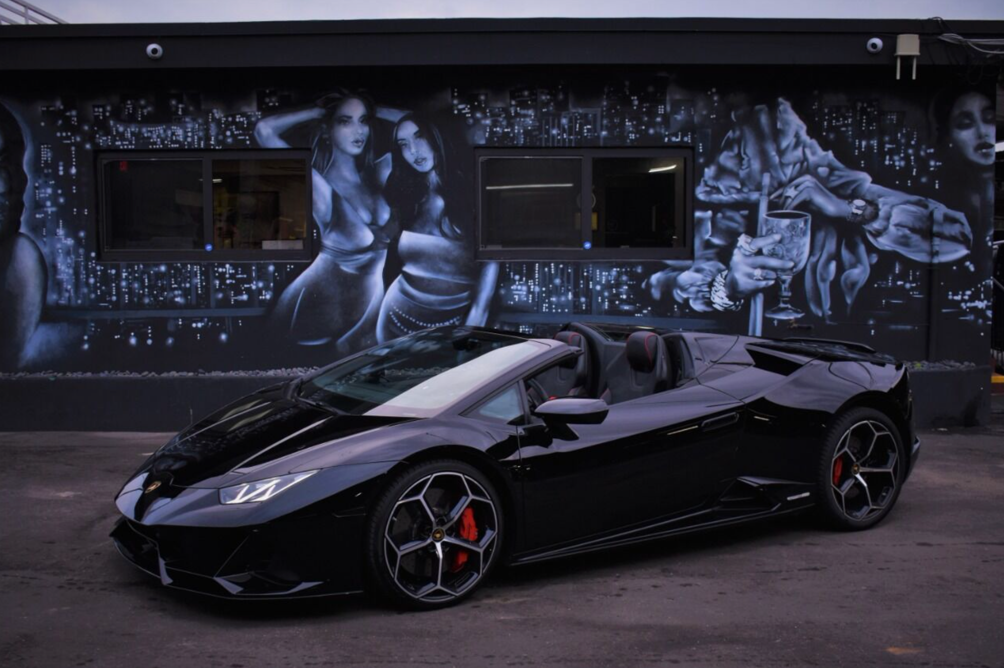 LAMBORGHINI HURACAN EVO SPYDER BLACK 2022