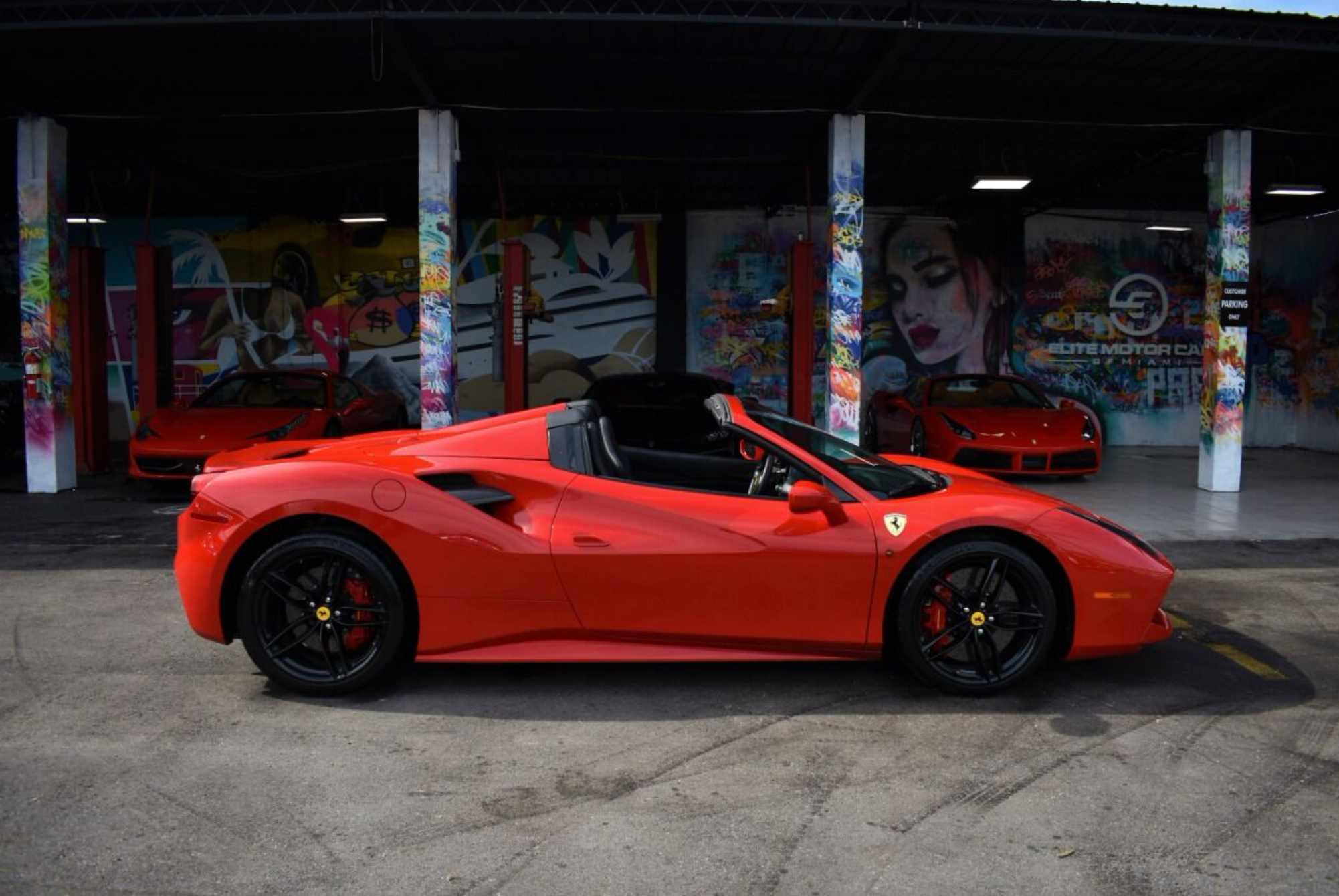 Ferrari 488 Spider—Red