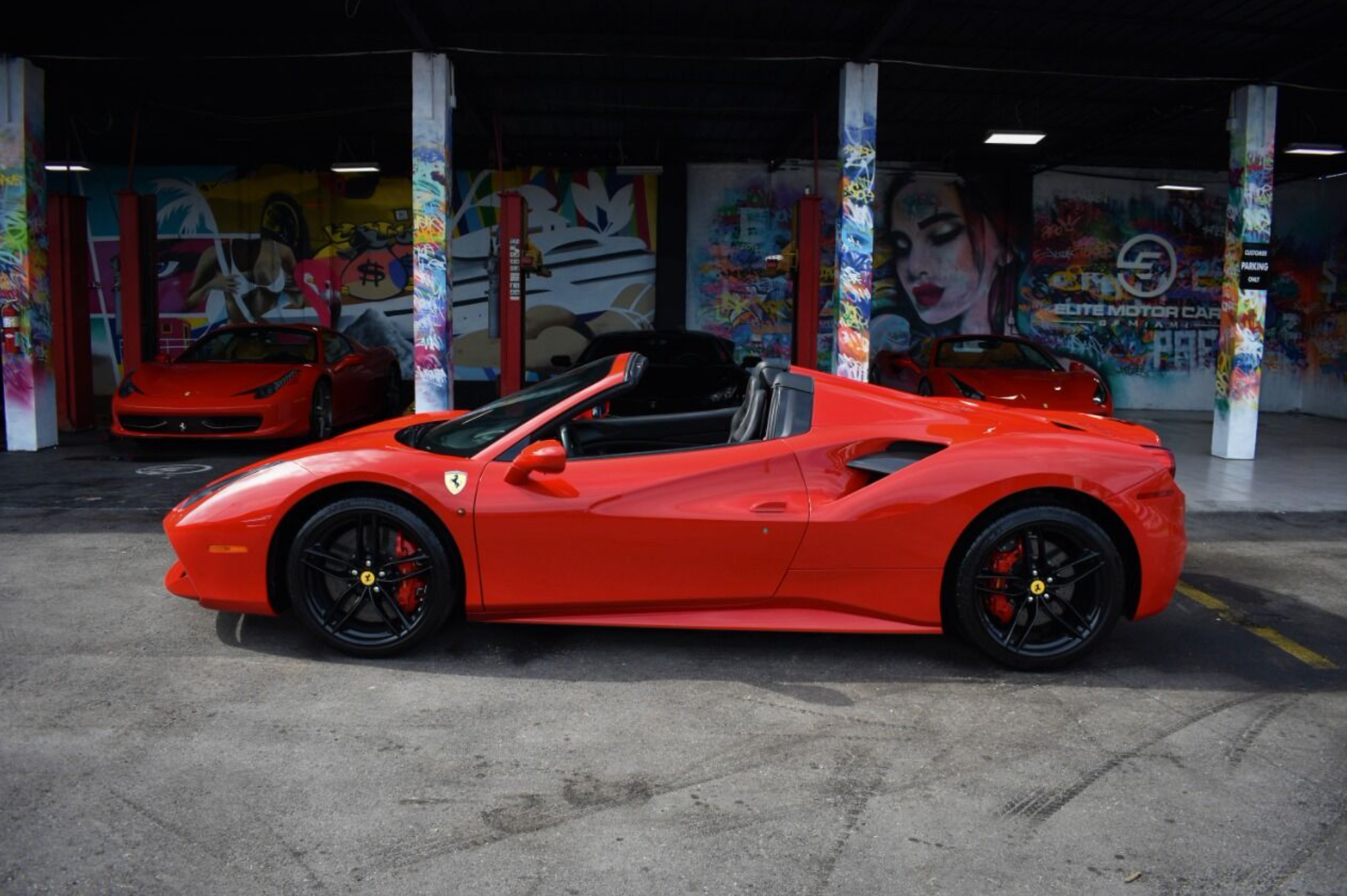 Ferrari 488 Spider—Red