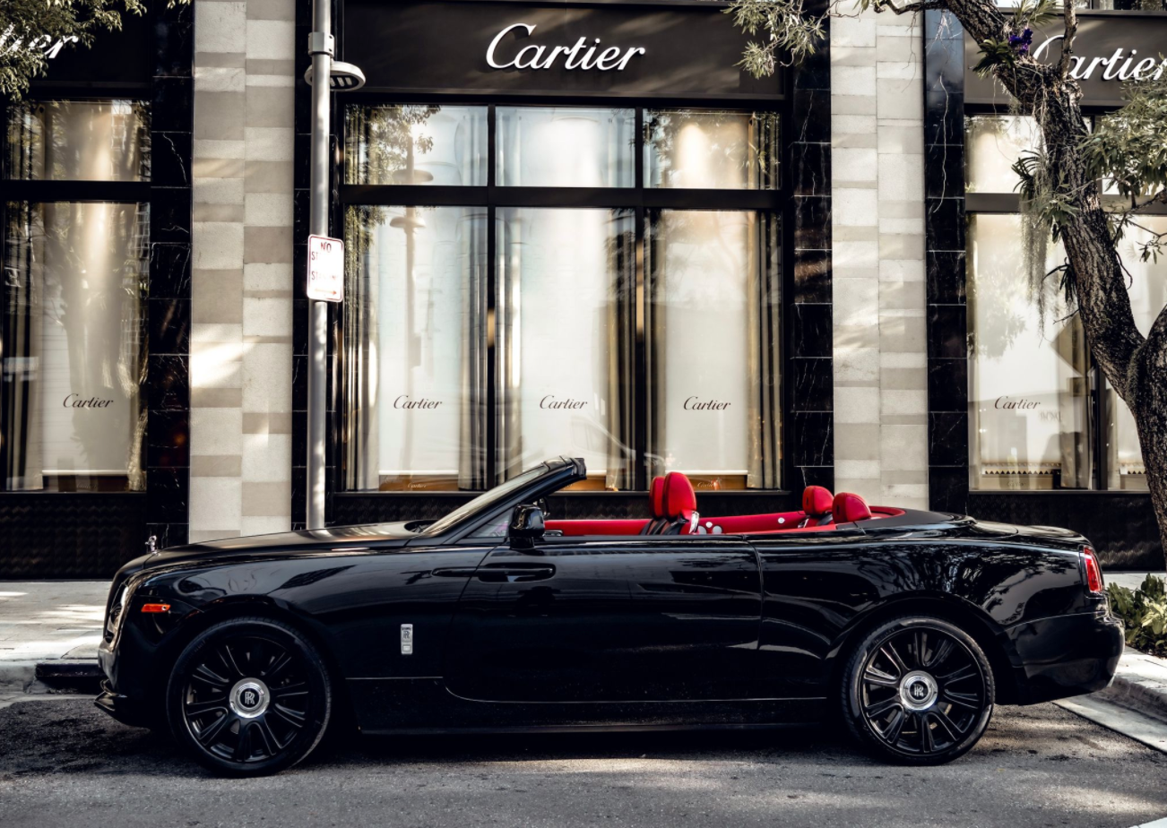 Black Rolls Royce Dawn