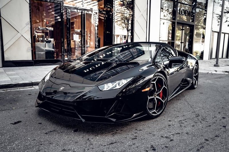 LAMBORGHINI HURACAN EVO SPYDER BLACK 2022